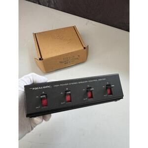 Realistic High Power Stereo Speaker Control Center CAT. NO. 40-136 Unit Deck